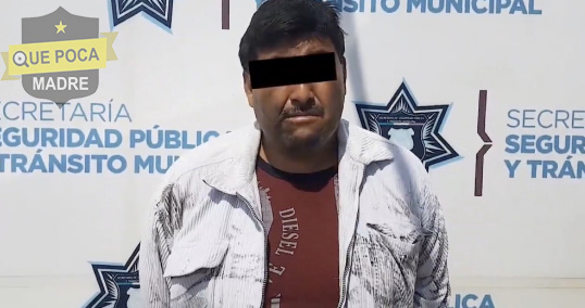 Detienen a delincuente con más de media centena de robos en Puebla.