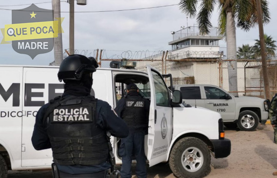 Hombre muere de un disparo dentro del penal de Culiacán.