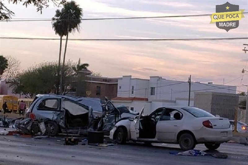 Un muerto por aparatoso choque en Reynosa.