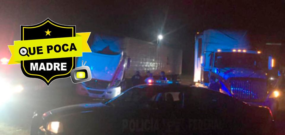 Delincuentes colocan puas para asaltar a camioneros en Campeche.