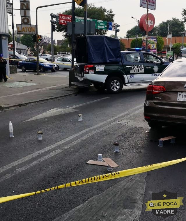 Asesinan a balazos a una persona en la Alcaldía Venustiano Carranza.