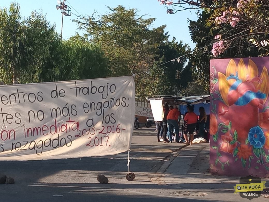 Protestan normalistas en Oaxaca.