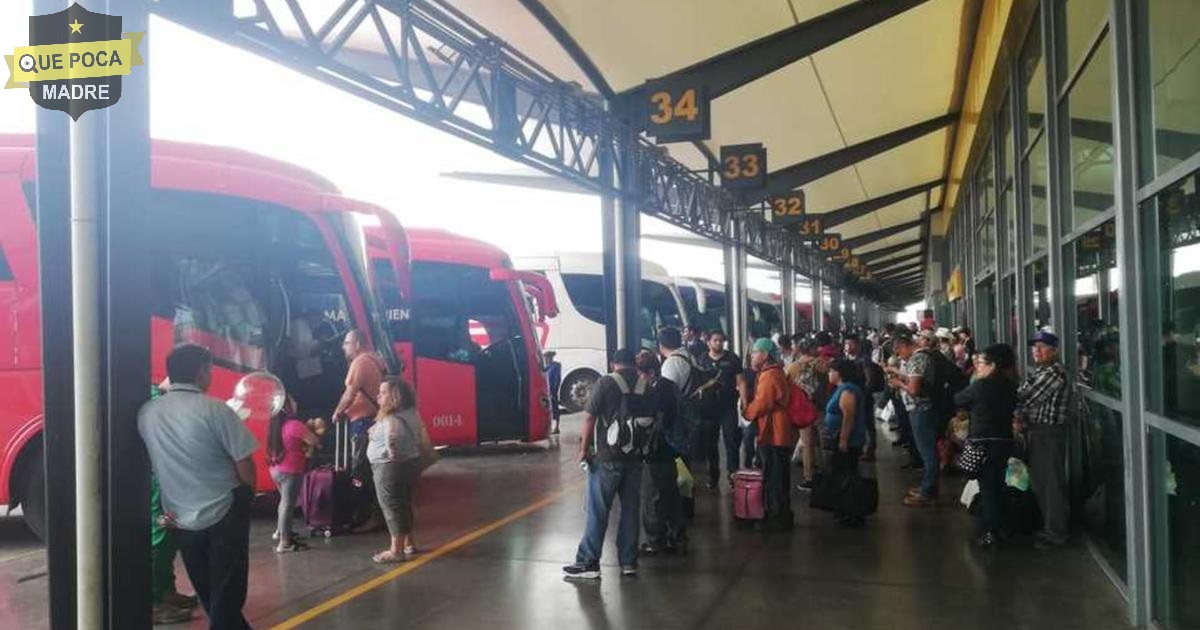 Central camionera de Monterrey sin medidas concretas para Coronavirus.