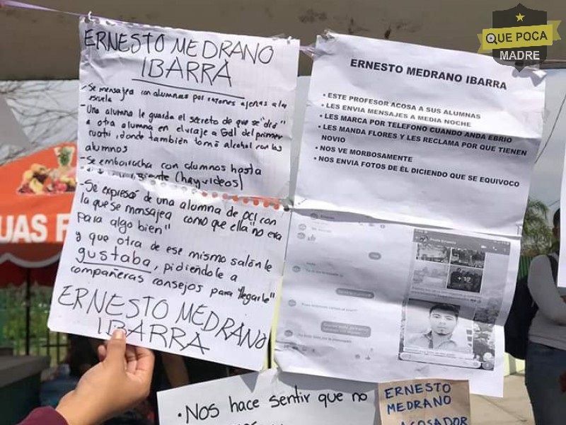 Estudiantes de Universidad de Nayarit denuncian acoso.