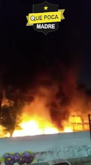 Se incendian instalaciones de CCH Azcapotzalco en la CDMX.