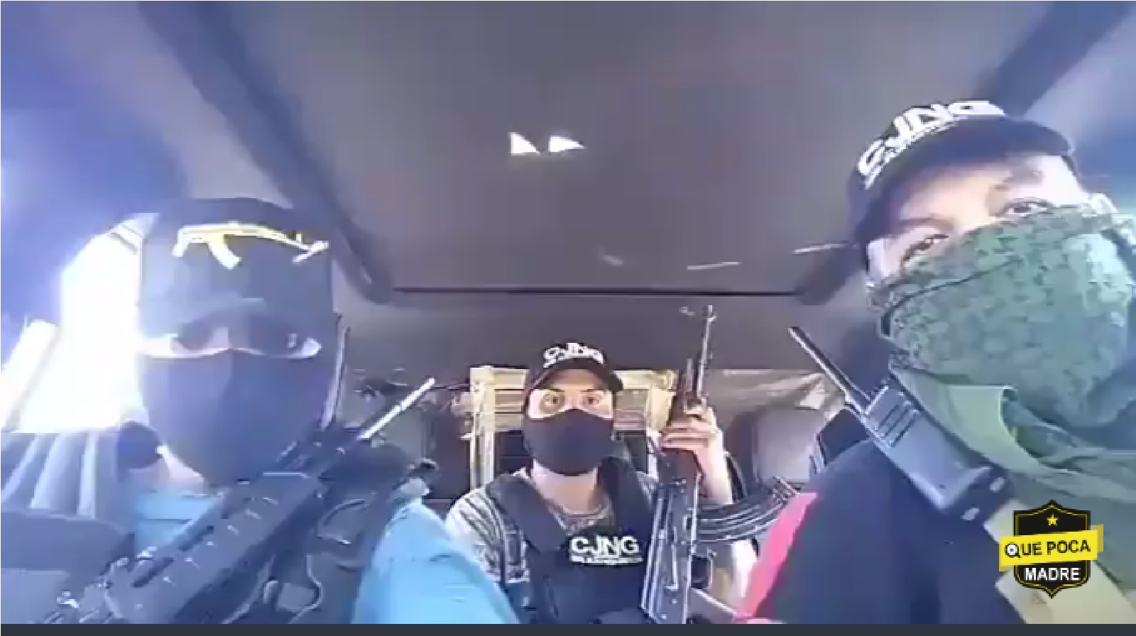 A través de RedesSociales difunden un Video de supuestos integrantes del Cartel Jalisco Nueva Generación CJNG donde anuncian una “limpia” en la CDMX