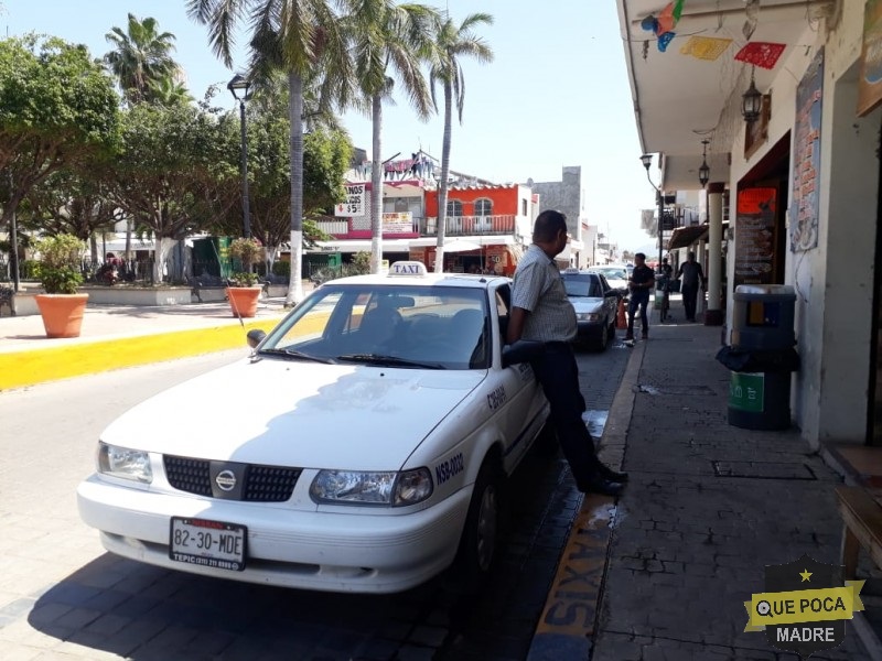 Taxistas sufren perdidas económicas en Nayarit por Covid 19.