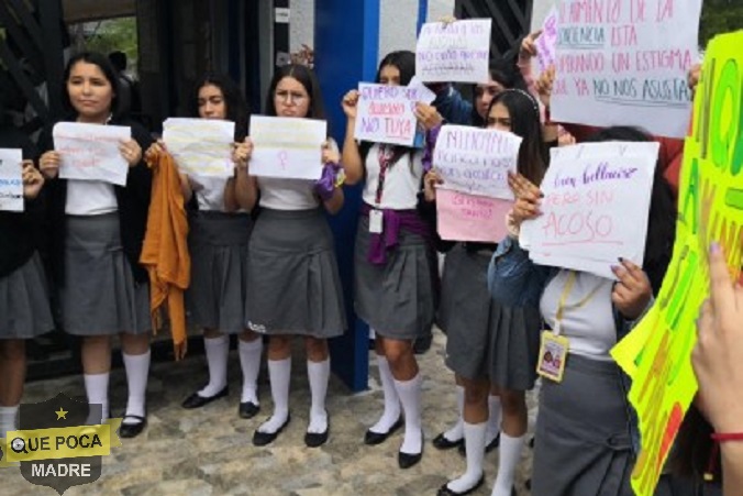 Alumnas denuncian casos de acoso en preparatoria de Tamaulipas.