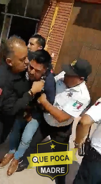  Abuso de poder por parte de la policía en Metepec