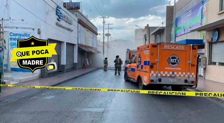 Se incendia local de artículos estéticos en Coahuila, no se reportan heridos.