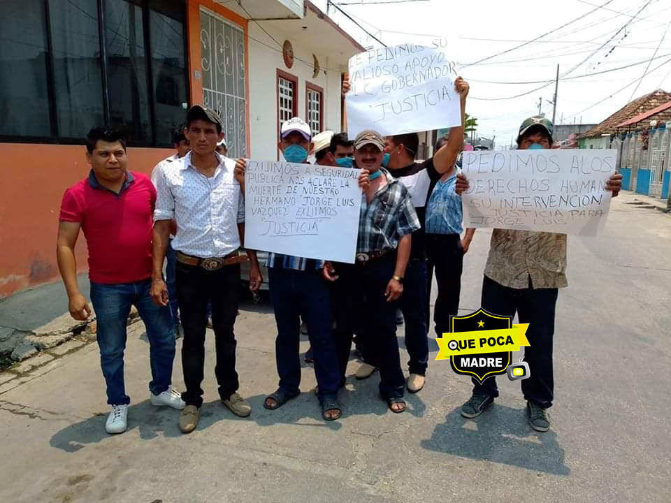 HOMBRE MUERE GOLPEADO LUEGO DE SER GOLPEADO POR POLICÍAS EN TABASCO.