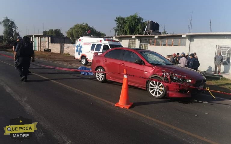 Bombero mure atropellado en Hidalgo.