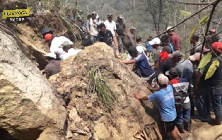 Derrumbe en mina deja un muerto en Chiapas.