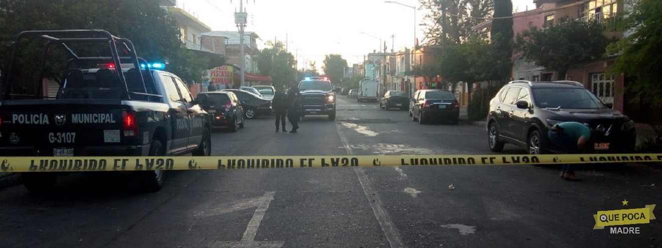 Asesinan a balazos a un hombre en calles de Guadalajara.