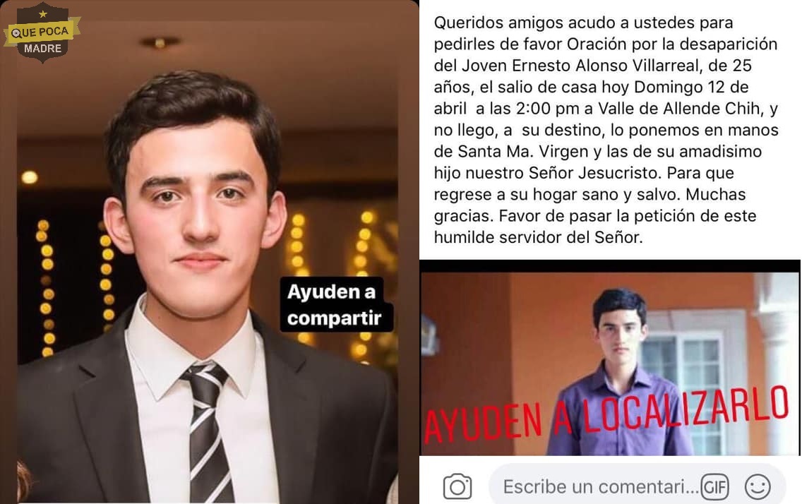 Solicitan ayuda para localiza a medico desaparecido en Chihuahua.