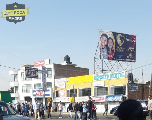 Vecinos de Tlaxcala se manifiestan por falta de agua.