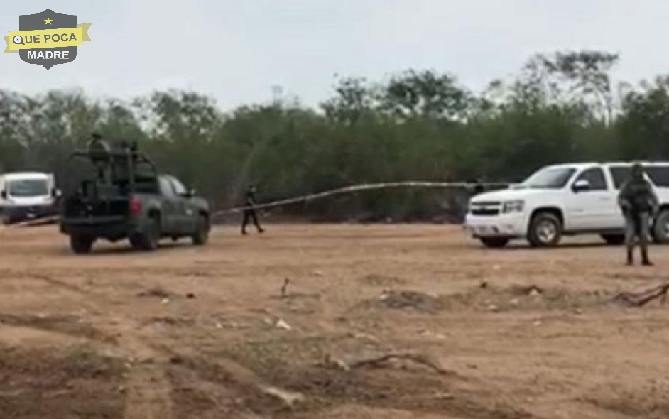 Encuentran cadáver de un militar en Reynosa.