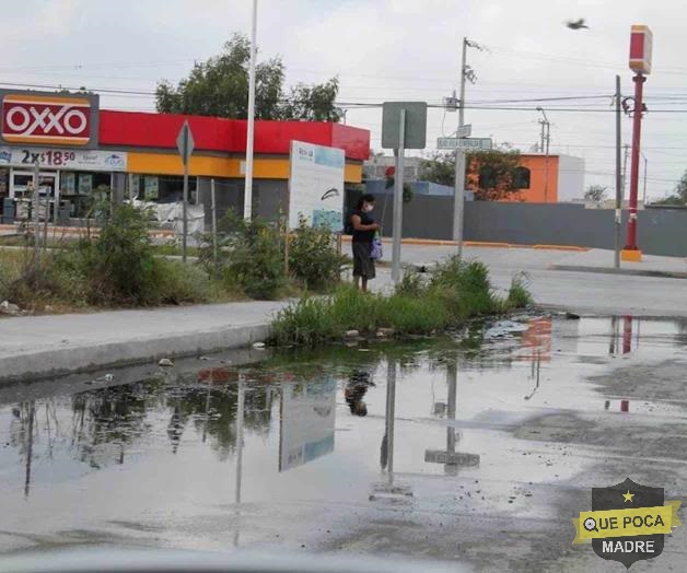 Vecinos denuncian fuga de aguas negras en Reynosa