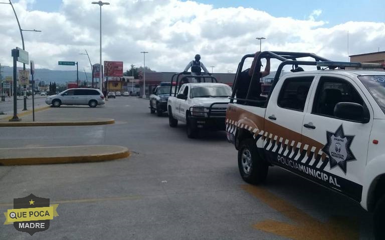 Seguridad pública de San Cristóbal hace recorridos para pedir a ciudadanos quedarse en casa.