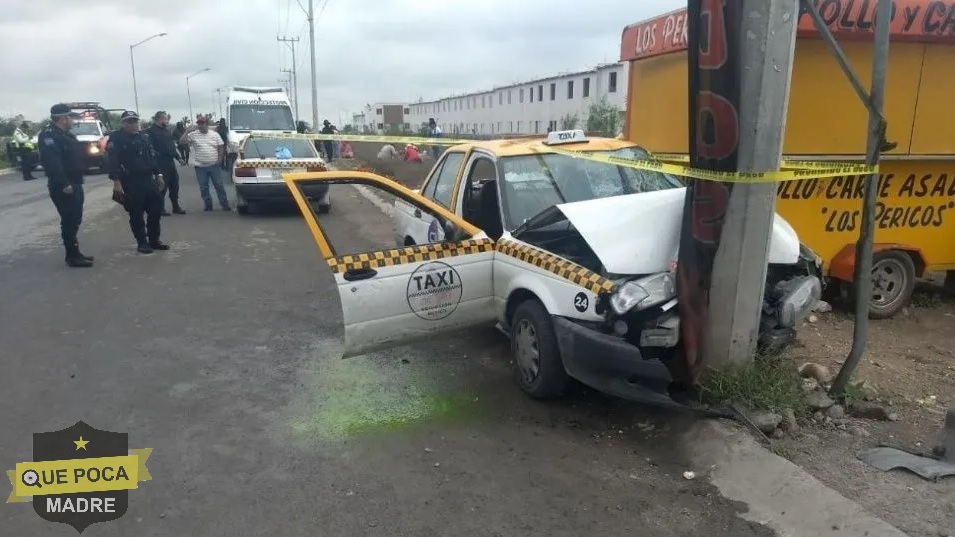 Taxista atropella a una familia y mata a un bebé en Nuevo León.