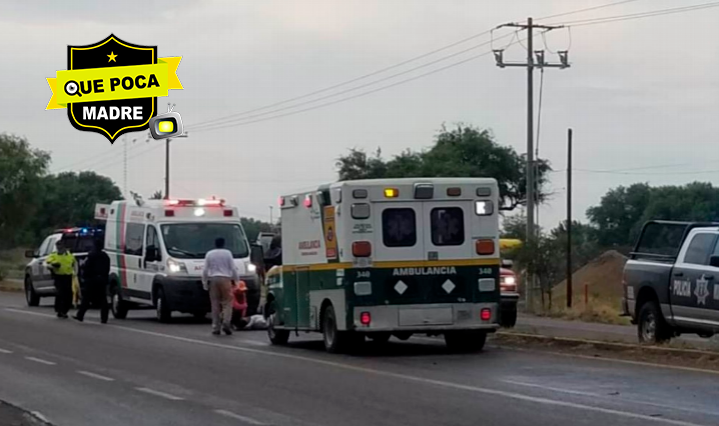 8 heridos por accidente vial en Aguascalientes.