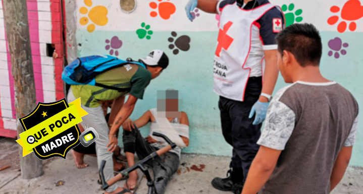 Pastor de iglesia y monaguillo golpean a hombre en Campeche.