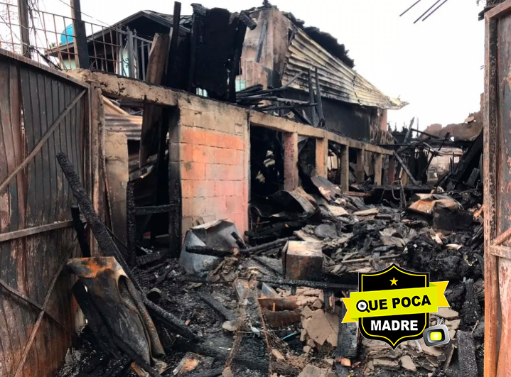 34 persoans se quedan sin hogar por incendio en Tijuana.