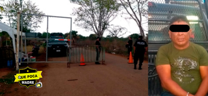 Hombre en estado de ebriedad agrede a policías en Campeche.