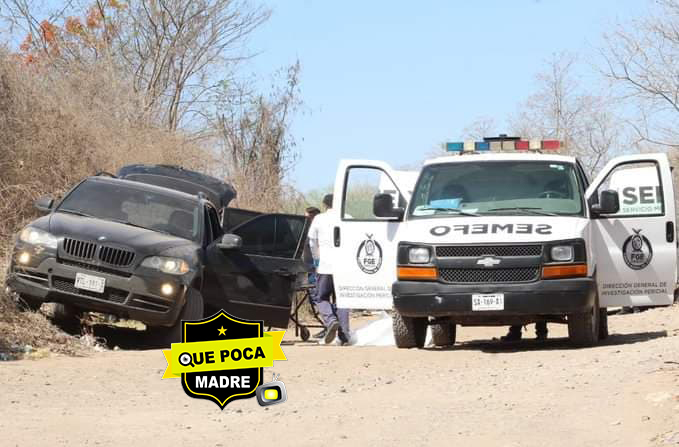 Ejecutan a delincuente en Culiacán, su cuerpo fue abandonado en un camino de terracería.