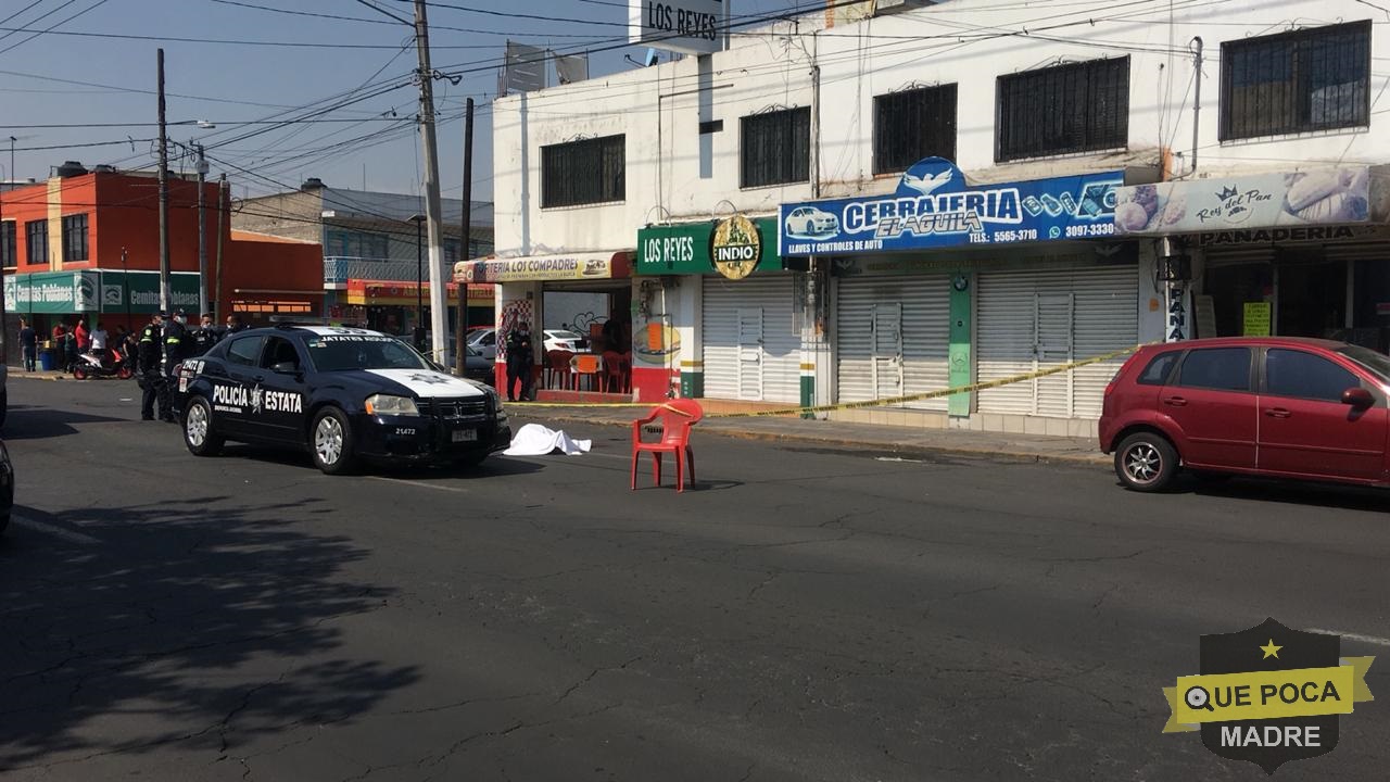 Asesina a balazos a un hombre en calles de Tlalnepantla.