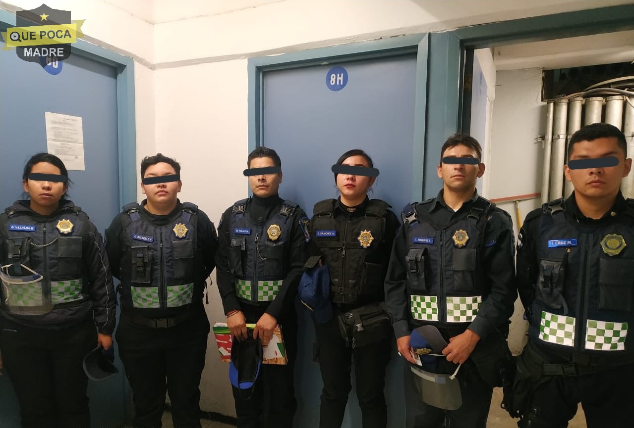 Detienen a policías por beber alcohol en horas de trabajo en el metro de la #CDMX