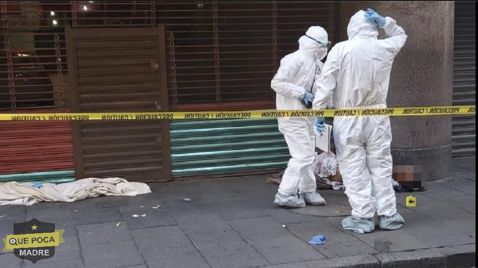 Muere hombre en situación de calle en calles del centro de la CDMX.