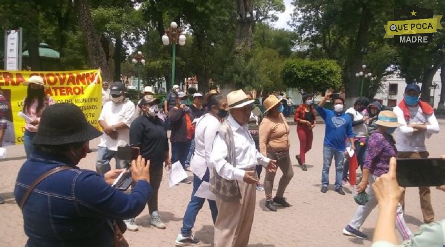 Ciudadanos de Totolac piden destitución de alcalde por falta de apoyos.
