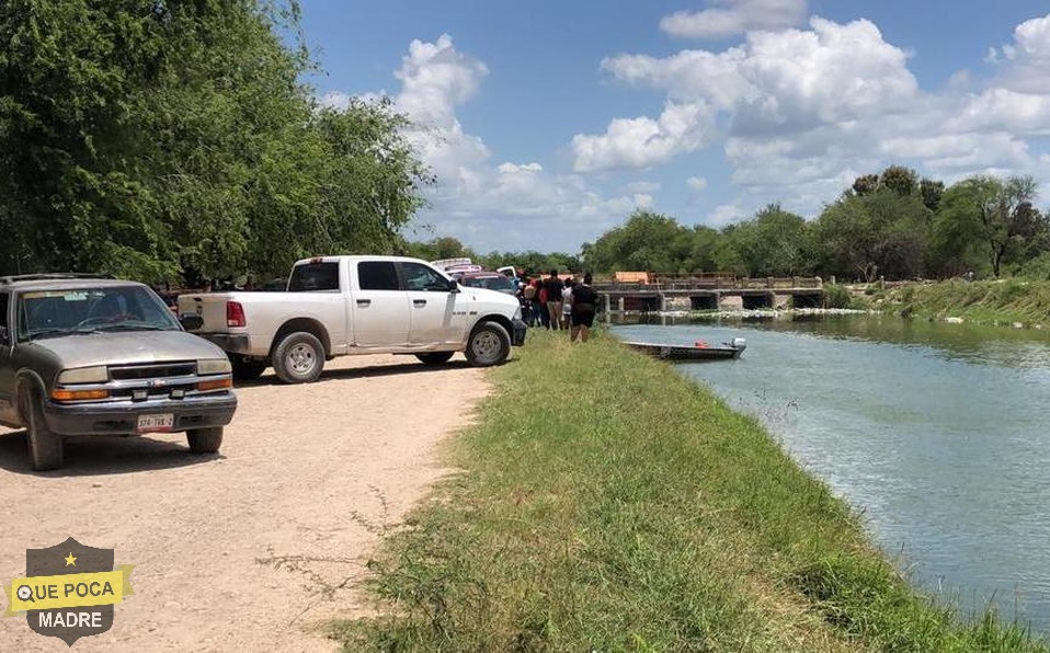 Recuperan cuerpo de joven que cayó a un canal en Reynosa.