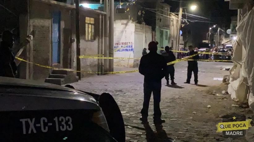 Asesina a balazos a un hombre en Texcoco y dejan una cartulina con mensaje.