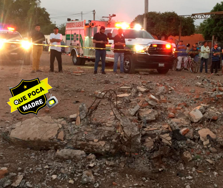 Explota casa en Sinaloa, hay una mujer sin vida