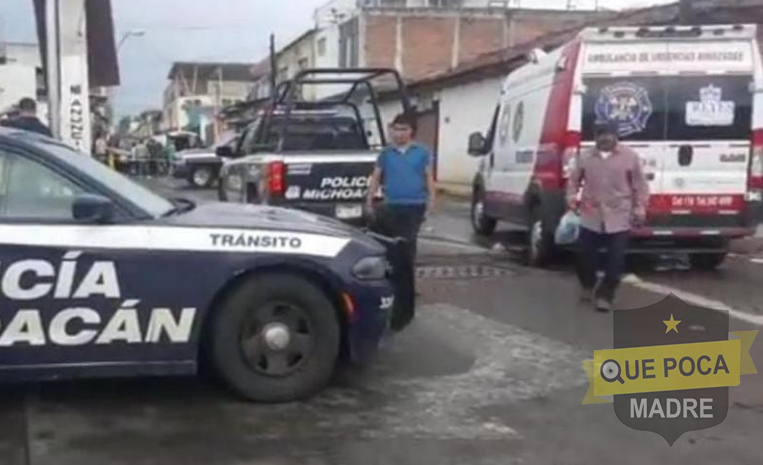 Comando armado balea a un sujeto en Morelia.