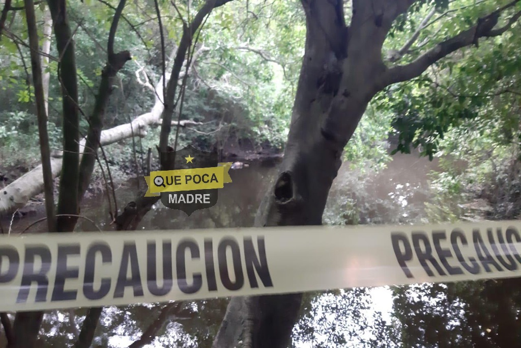 Localizan cadáver de un hombre en una poza en Veracruz.