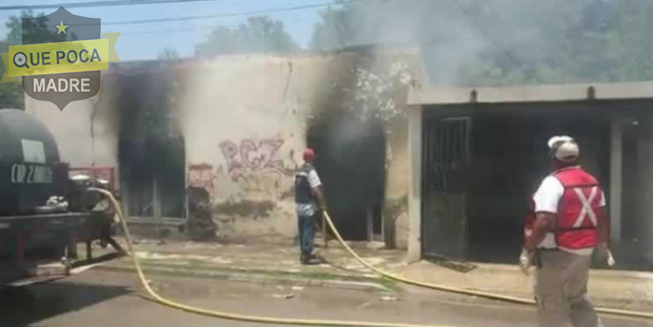 Mujer incendia una casa por motivos desconocidos en Múzquiz.