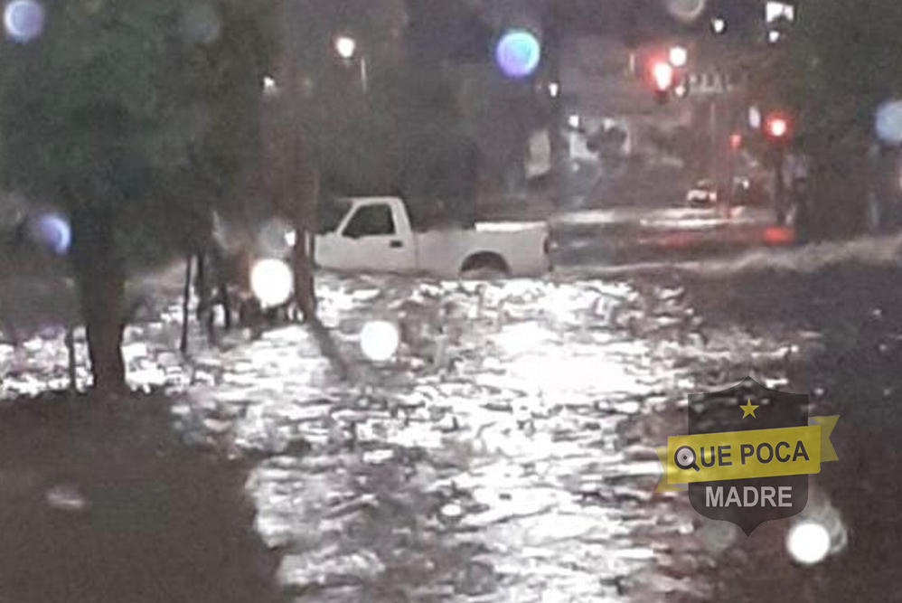 Tormenta deja serios daños en la ciudad de Aguascalientes.