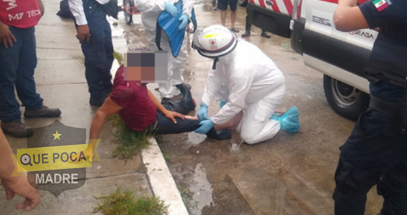 Un ciclista fue atropellado por un policía en Carmen.