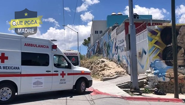 Centroamericano es llevado a un hospital por presentar síntomas de COVID-19 en Casa del Migrante de Saltillo.