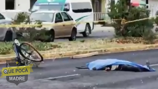 Motopatrullero mata a un ciclista en San Pedro Cholula.