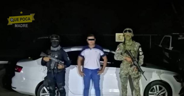 Detienen a un delincuente y recuperan vehículo robado en Zihuatanejo.