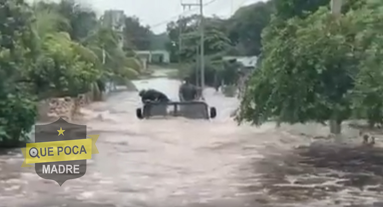 El estado de Yucatán se encuentra en emergencia por las fuertes lluvias provocadas por Cristobal (Vídeo)