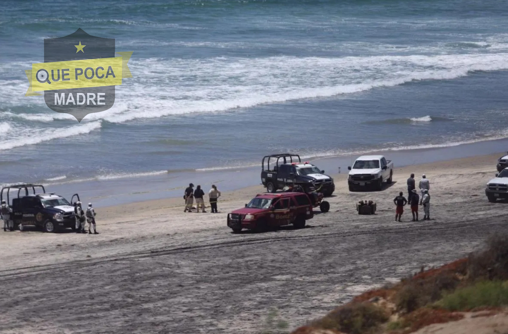 Encuentran un cadáver arrojado por el mar en Tijuana.