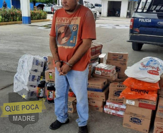 Detienen a sujeto que robó con violencia una tienda en Cárdenas.