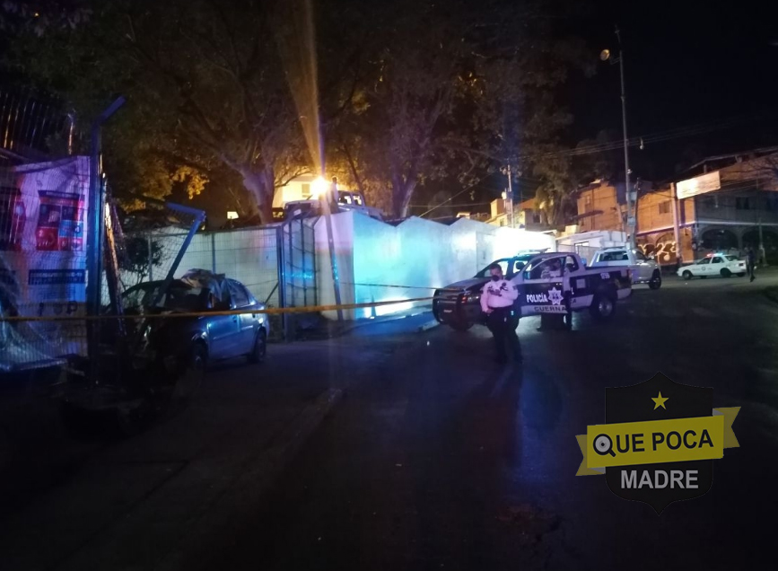 Septuagenario muere tras chocar contra un estadio en Cuernavaca.