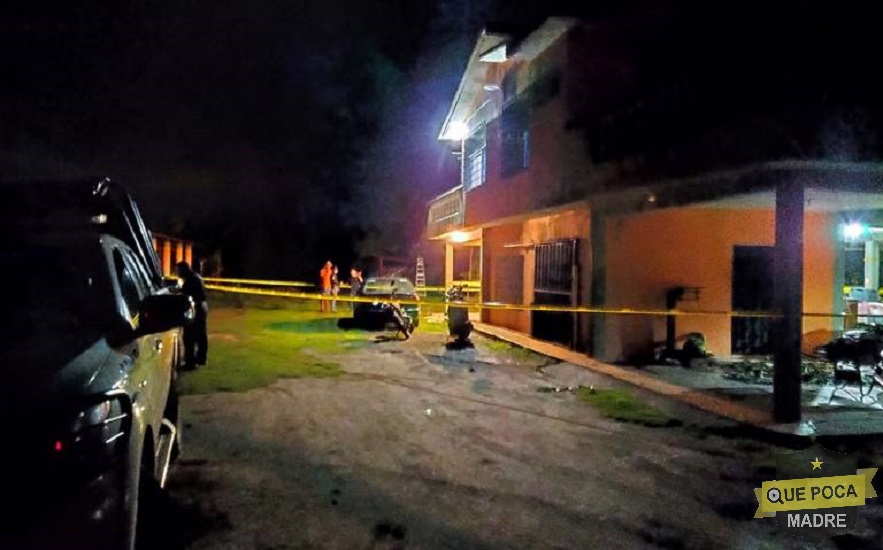 Asesinan a mujer y lesionan a un hombre en robo a un rancho en Chiapas.