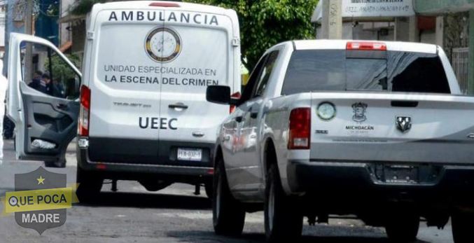 Encuentran a un baleado atrás de una bodega en Apatzingán.